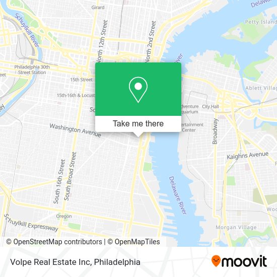 Volpe Real Estate Inc map