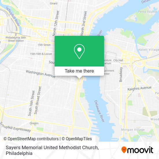 Sayers Memorial United Methodist Church map