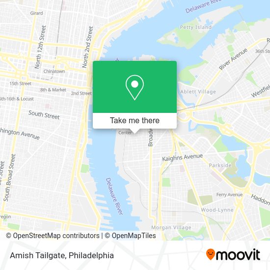 Mapa de Amish Tailgate