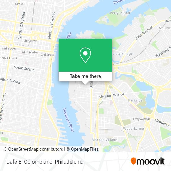 Cafe El Colombiano map
