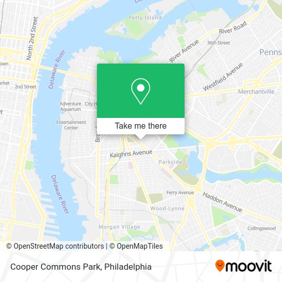 Cooper Commons Park map