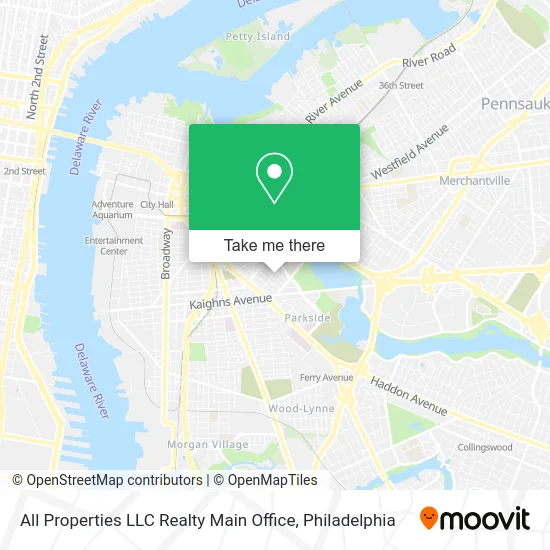 All Properties LLC Realty Main Office map