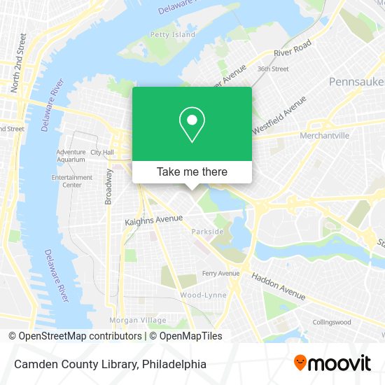 Camden County Library map