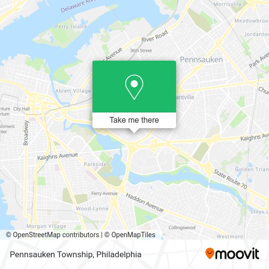 Pennsauken Township map