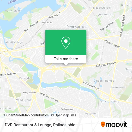 DVR Restaurant & Lounge map