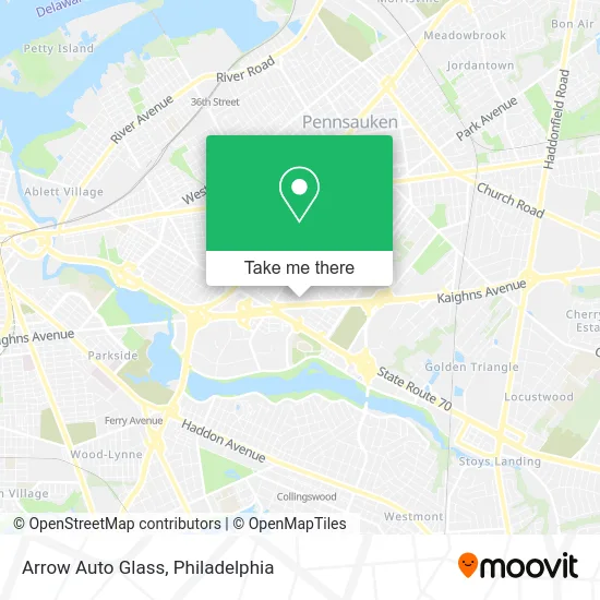 Arrow Auto Glass map