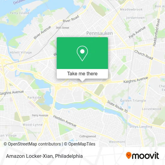 Amazon Locker-Xian map