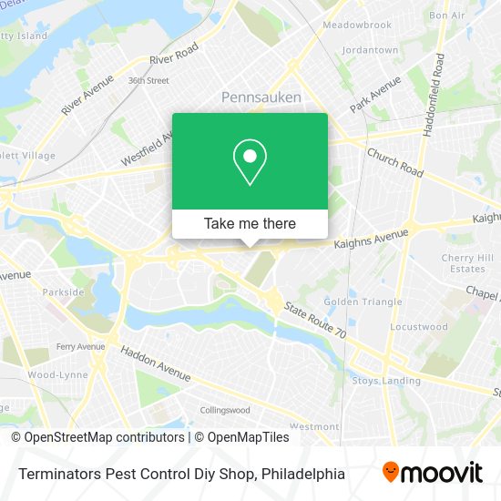 Terminators Pest Control Diy Shop map