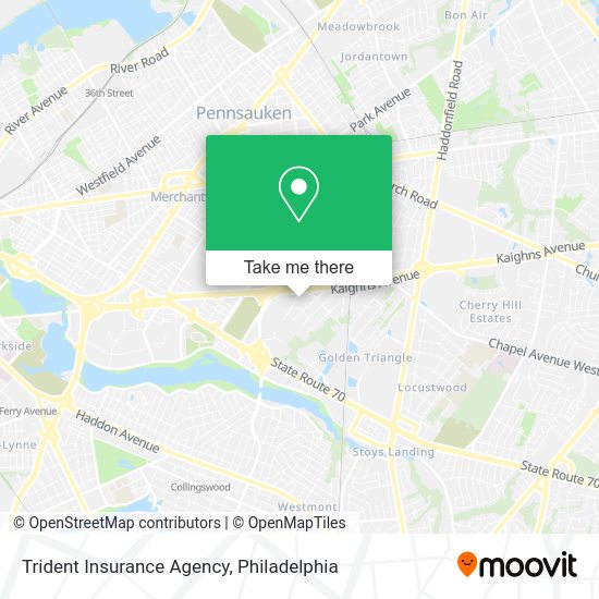 Mapa de Trident Insurance Agency