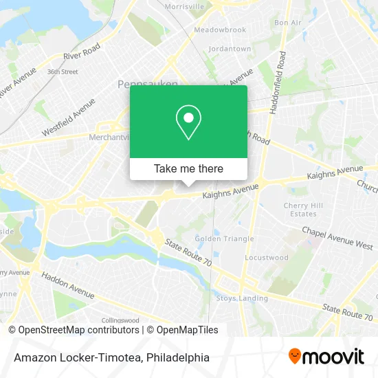 Amazon Locker-Timotea map