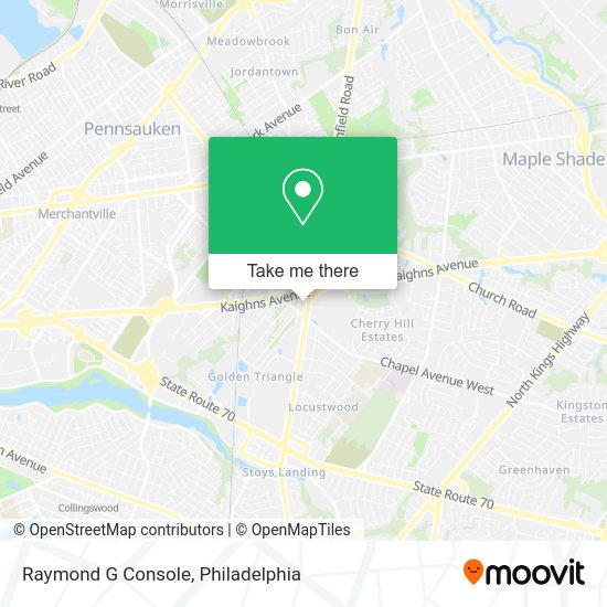 Mapa de Raymond G Console