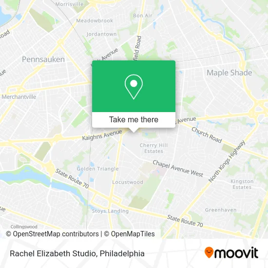 Mapa de Rachel Elizabeth Studio