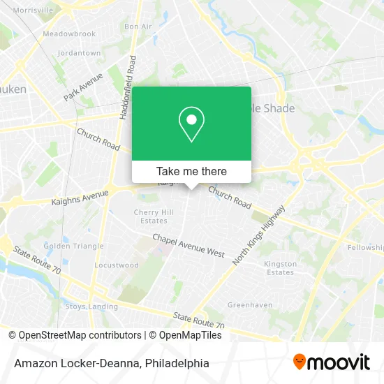 Amazon Locker-Deanna map