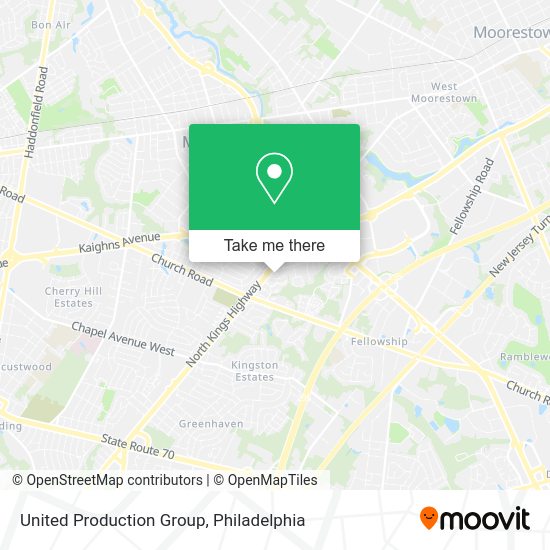 United Production Group map