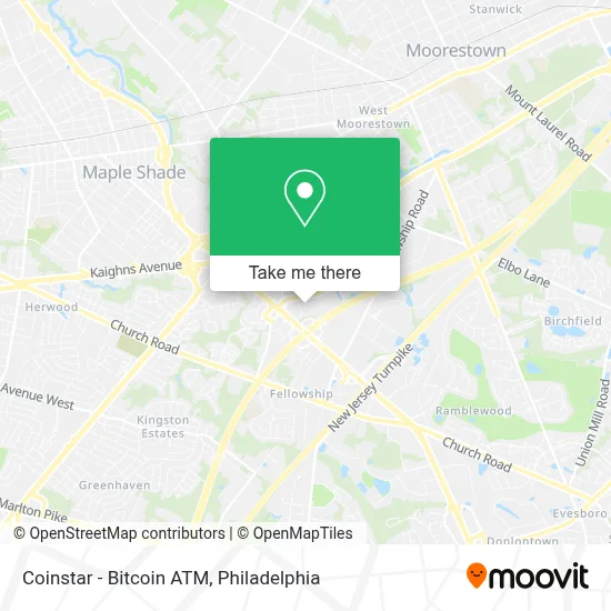 Coinstar - Bitcoin ATM map