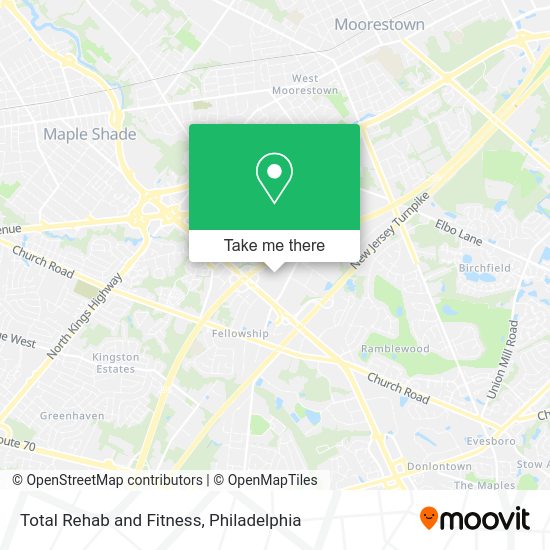 Mapa de Total Rehab and Fitness