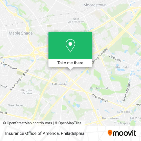 Insurance Office of America map
