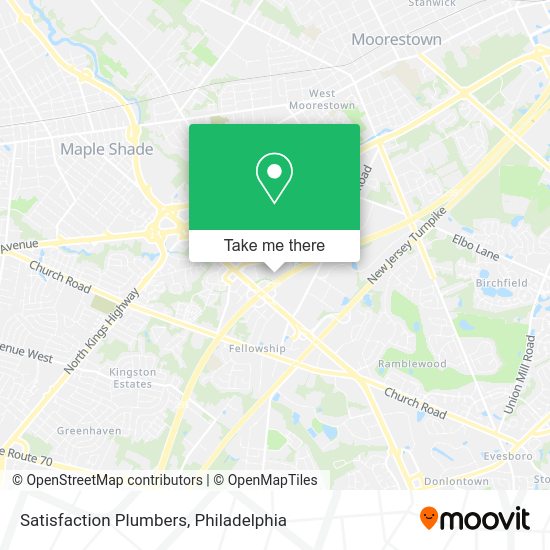 Satisfaction Plumbers map