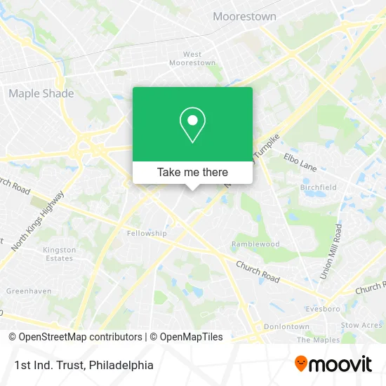 1st Ind. Trust map