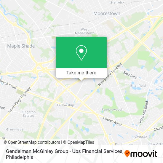Gendelman McGinley Group - Ubs Financial Services map