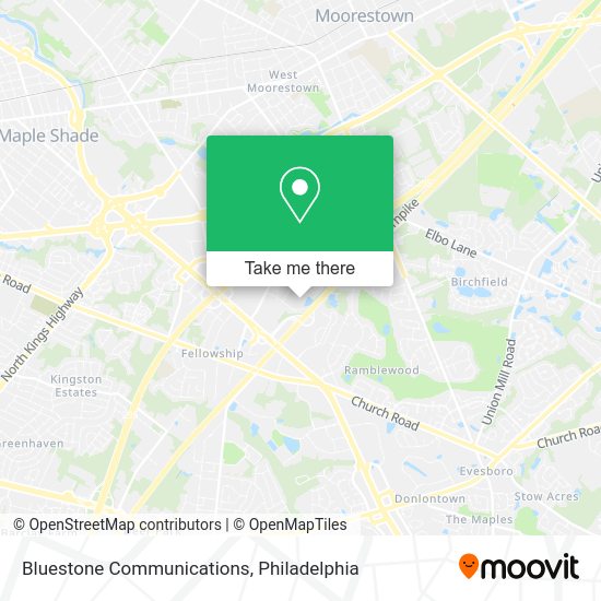 Bluestone Communications map