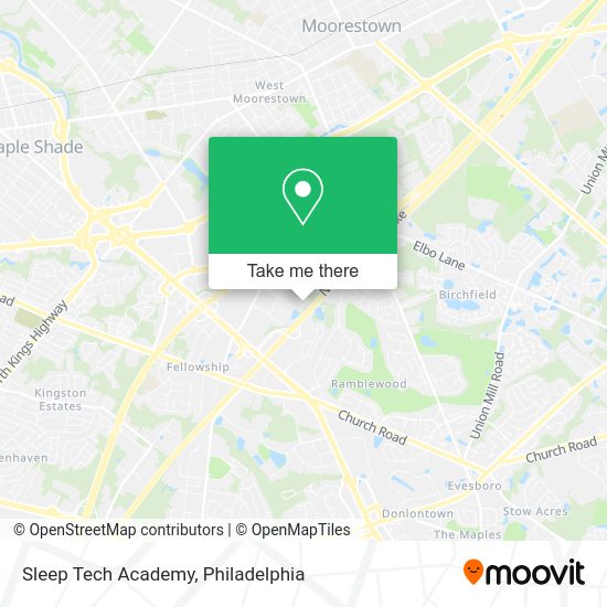 Sleep Tech Academy map