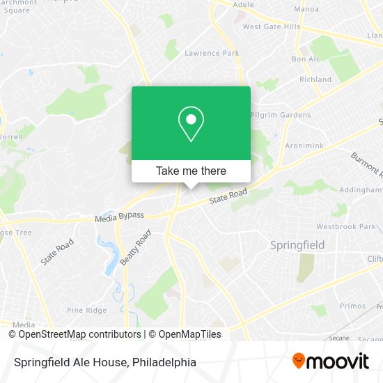 Springfield Ale House map