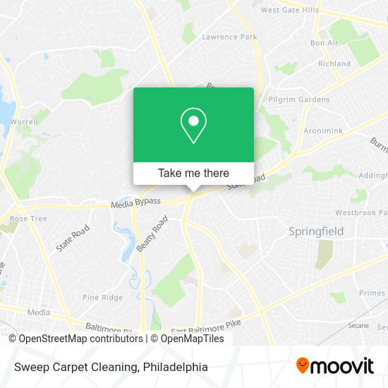 Sweep Carpet Cleaning map