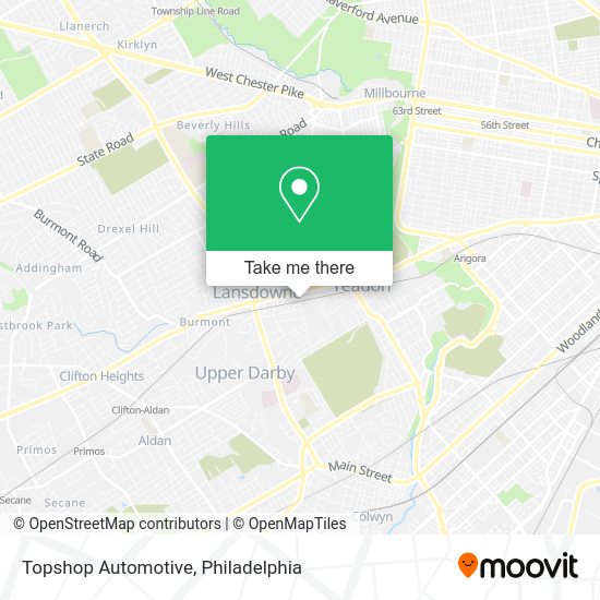 Mapa de Topshop Automotive