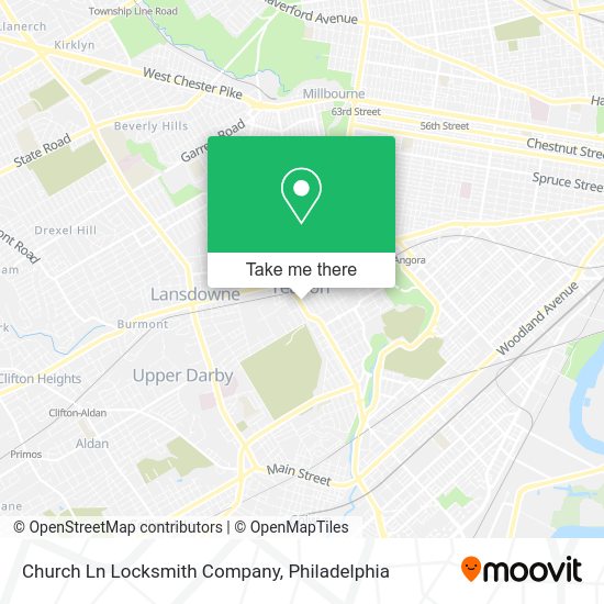 Church Ln Locksmith Company map