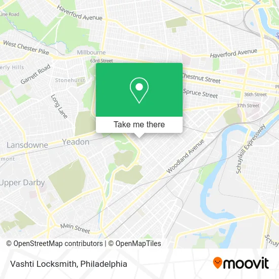 Vashti Locksmith map