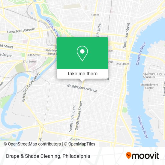 Mapa de Drape & Shade Cleaning