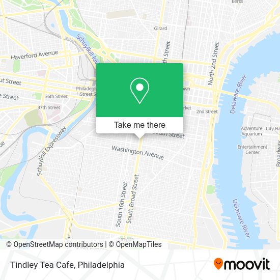 Tindley Tea Cafe map