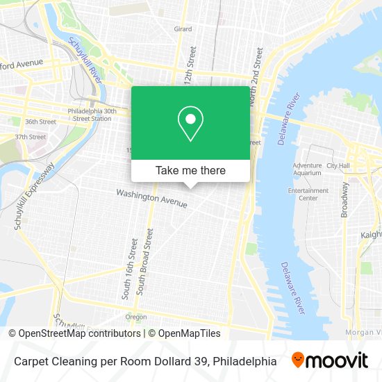 Carpet Cleaning per Room Dollard 39 map