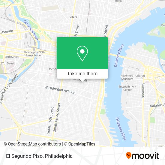 El Segundo Piso map