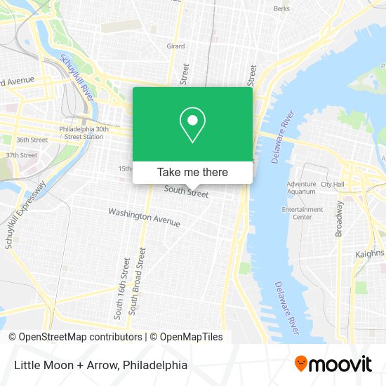 Little Moon + Arrow map