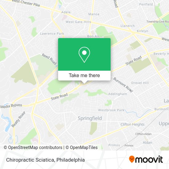 Mapa de Chiropractic Sciatica