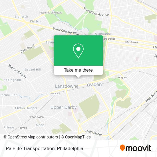 Pa Elite Transportation map
