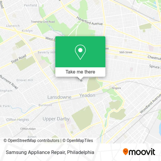 Samsung Appliance Repair map
