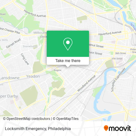 Locksmith Emergency map