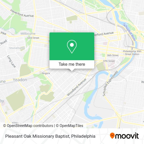 Pleasant Oak Missionary Baptist map