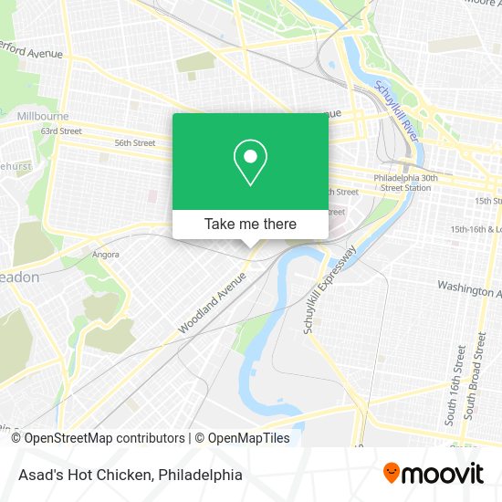 Mapa de Asad's Hot Chicken