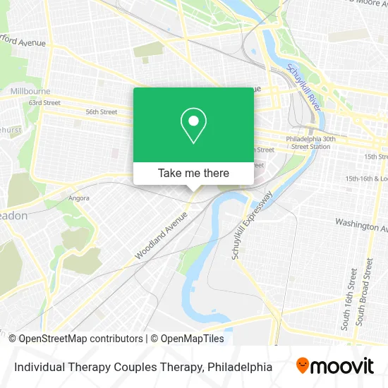 Individual Therapy Couples Therapy map