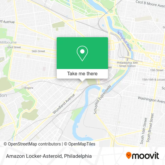 Amazon Locker-Asteroid map