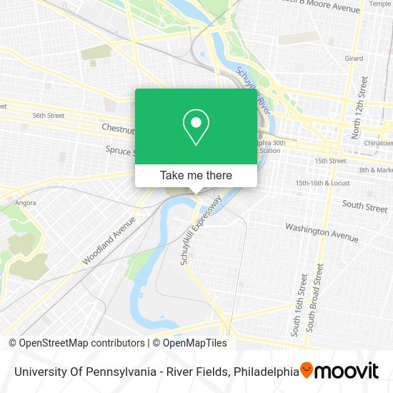 University Of Pennsylvania - River Fields map
