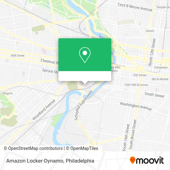 Amazon Locker-Dynamo map