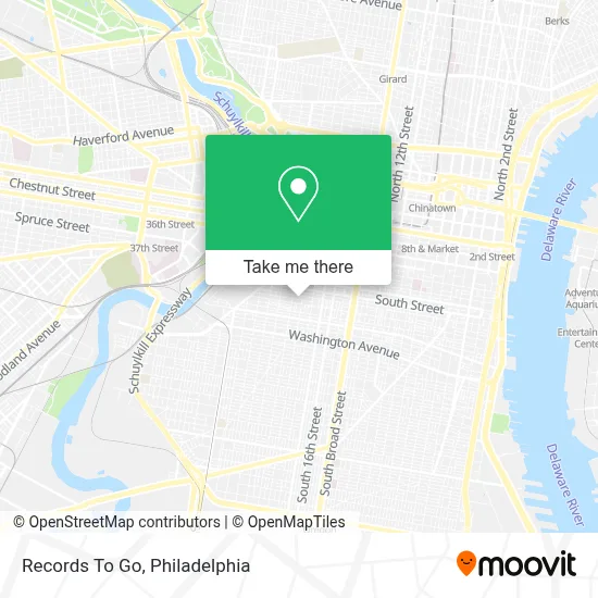 Records To Go map