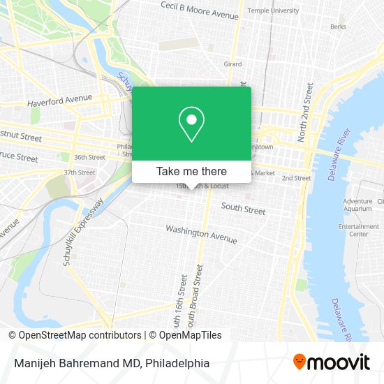 Manijeh Bahremand MD map