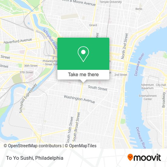 Mapa de To Yo Sushi