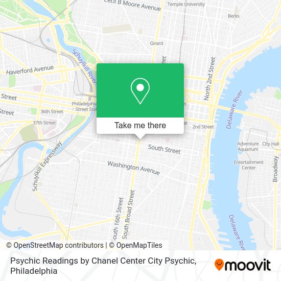 Mapa de Psychic Readings by Chanel Center City Psychic